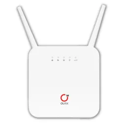 Enrutador WiFi OLAX AX6 Pro Gigabit 4000mah batería 4G Enrutador WiFi inalámbrico 5G con puerto WAN y LAN (Blanco)